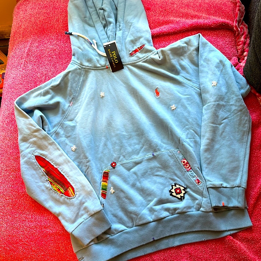 Woman’s polo ralph Lauren hoodie pullover XL